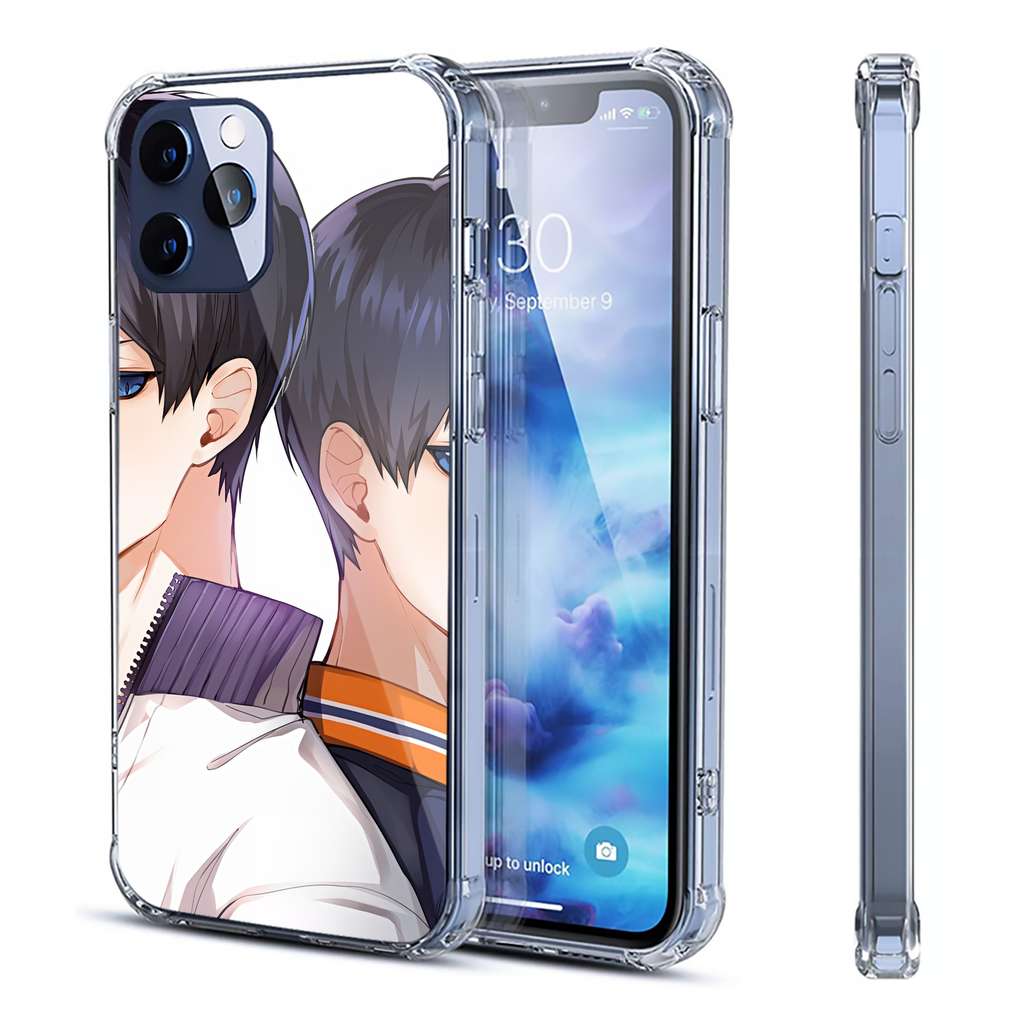 （画像用） ハイキュー!! Haikyu!! 【iPhone 12シリーズ対応】透明スマホケース（クリアソフトケース）